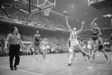 Frank Ramsey and York Larese During Game