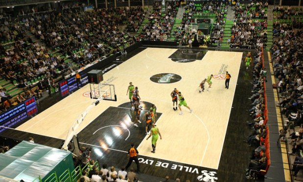 Astroballe, salle où évolue l'Asvel. 