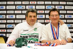 Pascal et Jean Donnadieu, deux grands acteurs de la JSF Nanterre (c) lnb.fr