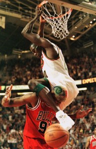 Kemp vs Rodman lors des finales 1996