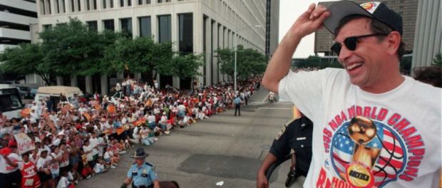 Rudy T célèbre son deuxième titre de champion avec Houston (c) Houstonchronicle.com