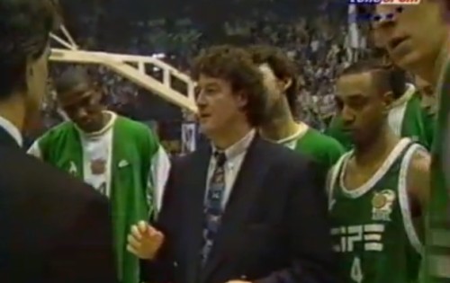 Greg Beugnot, premier coach français à hisser un club tricolore an Final de l'Euroligue en 1997 (c) basket-infos