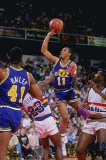 Un career highlight en finale de conférence 92' face aux Blazers - © nba.com