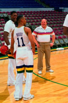 Rudd enfile enfin le jersey des Utah Jazz - © nba.com