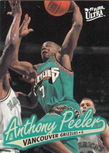 Anthony Peeler - Vancouver Grizzlies (c) Tradingcarddb.com