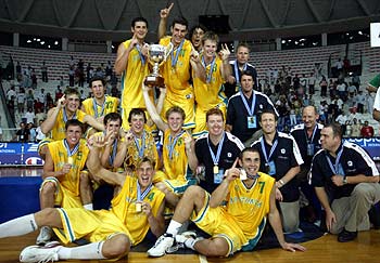 L'Australie championne du monde junior en 2003 (c) AFP