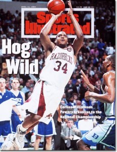 Corliss Williamson à la une de Sports Illustrated (c) John W. McDonough