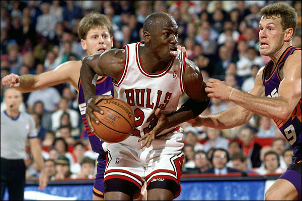 Jordan contre les Suns @ NBAE/Getty Images