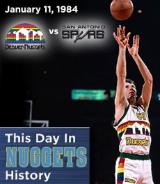 Kiki Vandeweghe - 50 points avec Denver le 11 janvier 1984 (c) nba.com