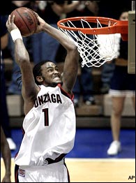 Ronny Turiaf - Gonzaga (c) espn