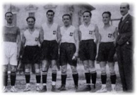 Il n'y a pas de photo des Bleus 1926. Alors nous vous présentons leurs adversaires.