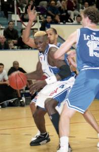 Jean-Marc Kraidy sous le maillot du PSG Racing.