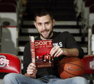 Mark Titus, former Ohio State men's basketball player and founder of Club Trillion, has written a book about his experiences as a bench player for Ohio State. (Dispatch photo by Kyle Robertson)