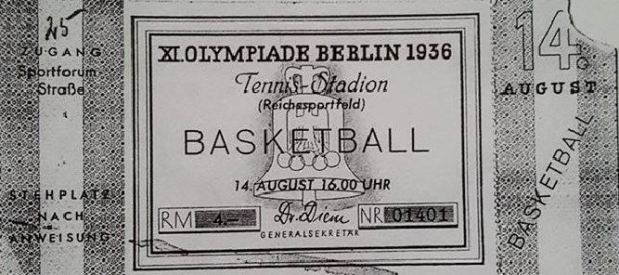 Un billet de la finale des Jeux de Berlin