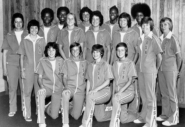 L'équipe féminine des Etats-Unis, médaillée d'argent.