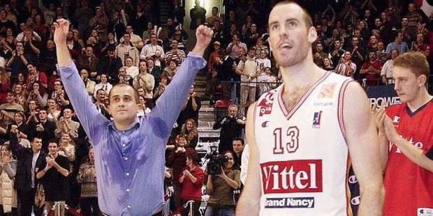 Sylvain Lautié, victorieux de la coupe Korac avec Nancy - Est Républicain