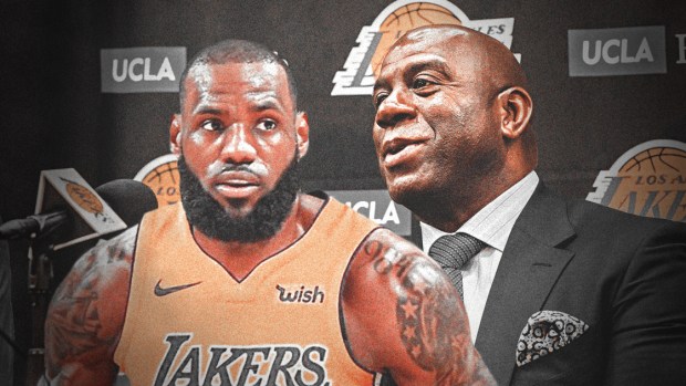 LeBron James et Magic Johnson - source ClutchPoints com.jpg