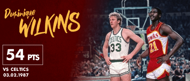 V1 - Dominique Wilkins vs Celtics