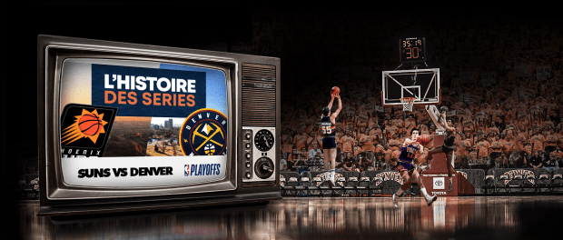 Basket Rétro - Demi Serie de PO - Suns Denver - V1